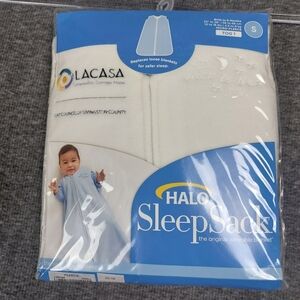 HALO SLEEPSACK INFANT GENDER NEUTRAL CREAM 2 WAY ZIP FLEECE  WEARABLE BLANKET S
